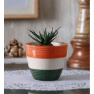 Tricolor Pot