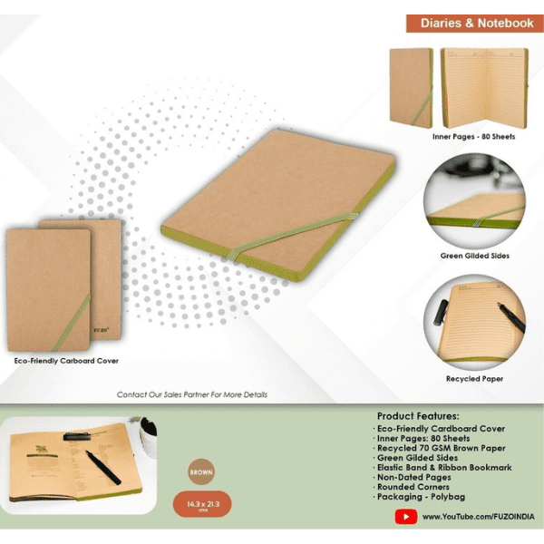 Fuzo Abettor Eco- Friendly Notepad