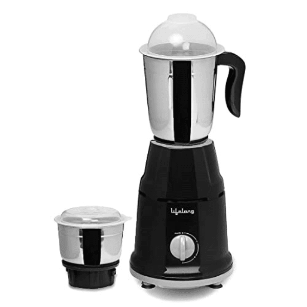 Lifelong 500 Watt Duos Mixer Grinder, 2 Stainless Steel Jar(LLMG93A)