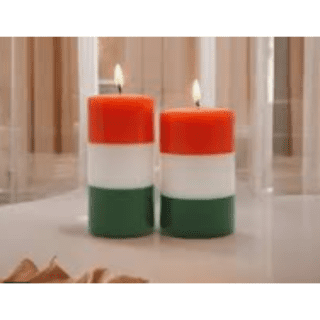 Independence Day themed Candles