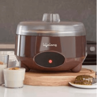 Lifelong Yogurt & Curd Maker for Home Automatic Curd Maker with Auto Temperature Regulation