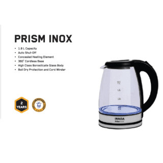 INALSA ELECTRIC KETTLE  PRISM INOX