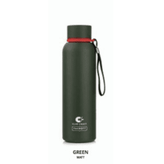 Clay Craft Bottle- Green Color