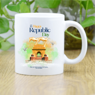 Tricolor Theme Ceramic Mug