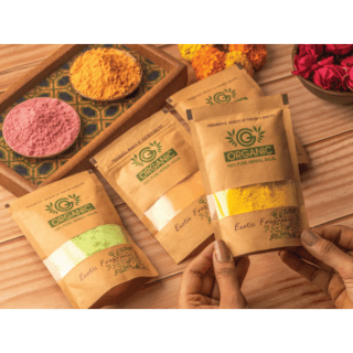 Go Organic Herbal Gulal Pouch 50g
