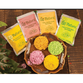 Natural Herbal Gulal Zipper Pouch 100g