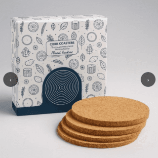 Cork Coaster set of 4