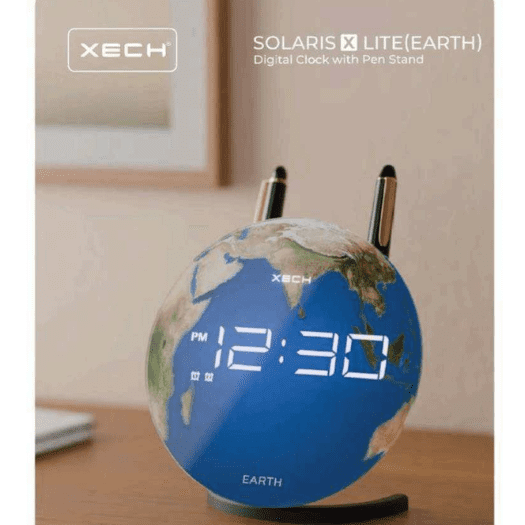 XECH- Digital Clock with Pen Stand