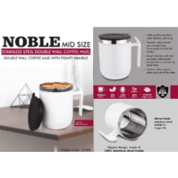 White Vacuum Mug