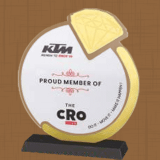 Diamond Acrylic Trophy
