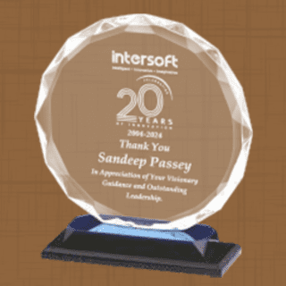Round Acrylic Trophy