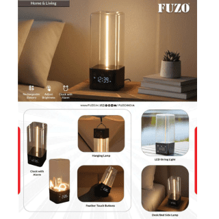 FUZO POLARIS- Magnetic String light with Clock