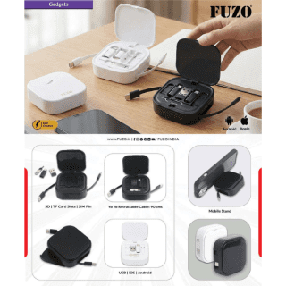 FUZO SPOOL-Multi functional charging essentials with cables