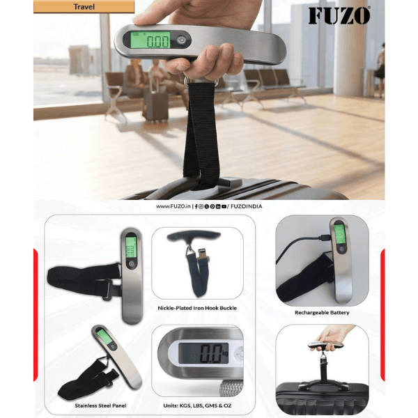 FUZO TOTO- Rechargeable Weighing Scale