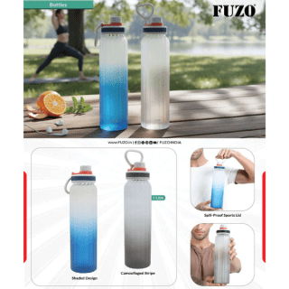 Camouflaged Borosilicate Glass Bottle