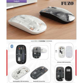 FUZO CASPER- Dual mode transparent wireless mouse