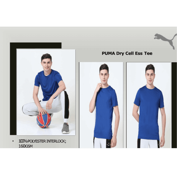 PUMA DRY CELL ESS TEE- (BLUE)