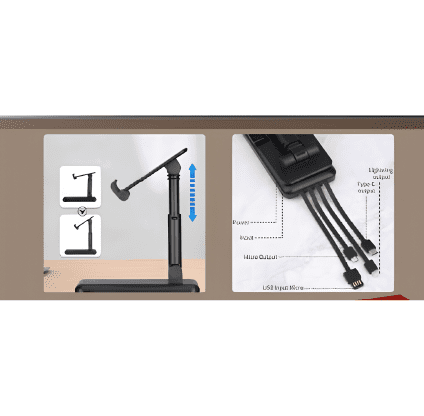 Remaxx Mobile stand with Power Bank. - Image 2