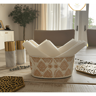 Napkin Box With Swarovski Crystal 1 Pc