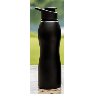 Black Curvy 1000ml sipper cap