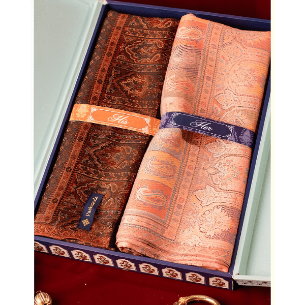 Pashmoda Shawl (Set of 2- His and Her) - Image 2