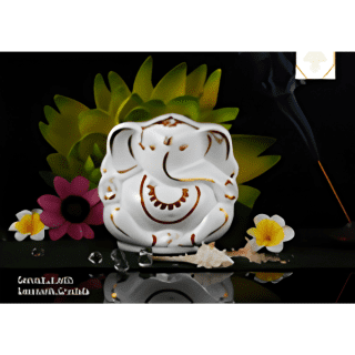 Lord Ganesha With Swarovski Crystal (1 Pc)