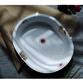 Microwave (Serving) Bowl With Swarovski Crystal (1 Pc)