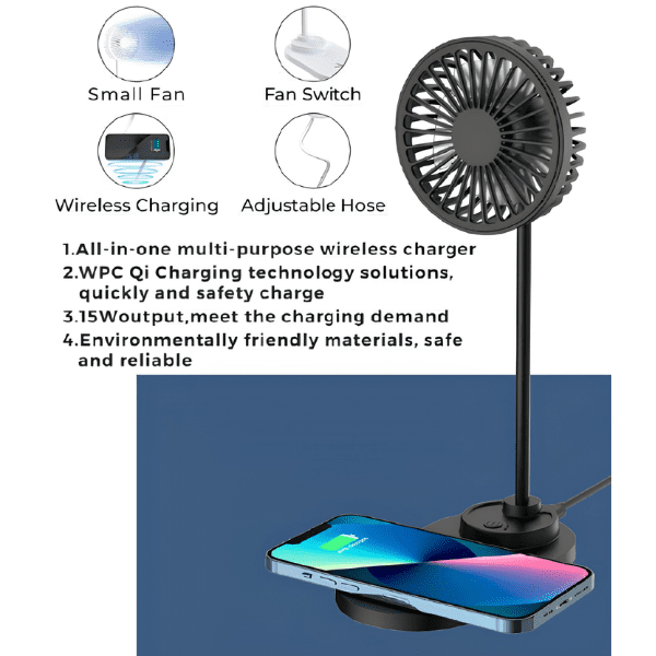 Remaxx Air wave ( Wireless charger with fan)