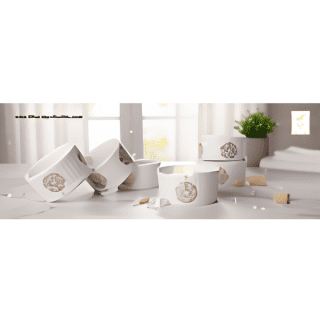 Ramekin Bowl (Golden Tree) With Swarovski Crystal Set Of 6