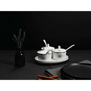Pickle Tray Set with Swarovski Crystal  (10 Pcs)