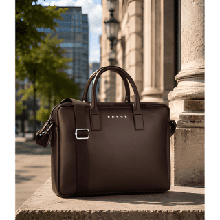 Cross Messenger Bag- Brown