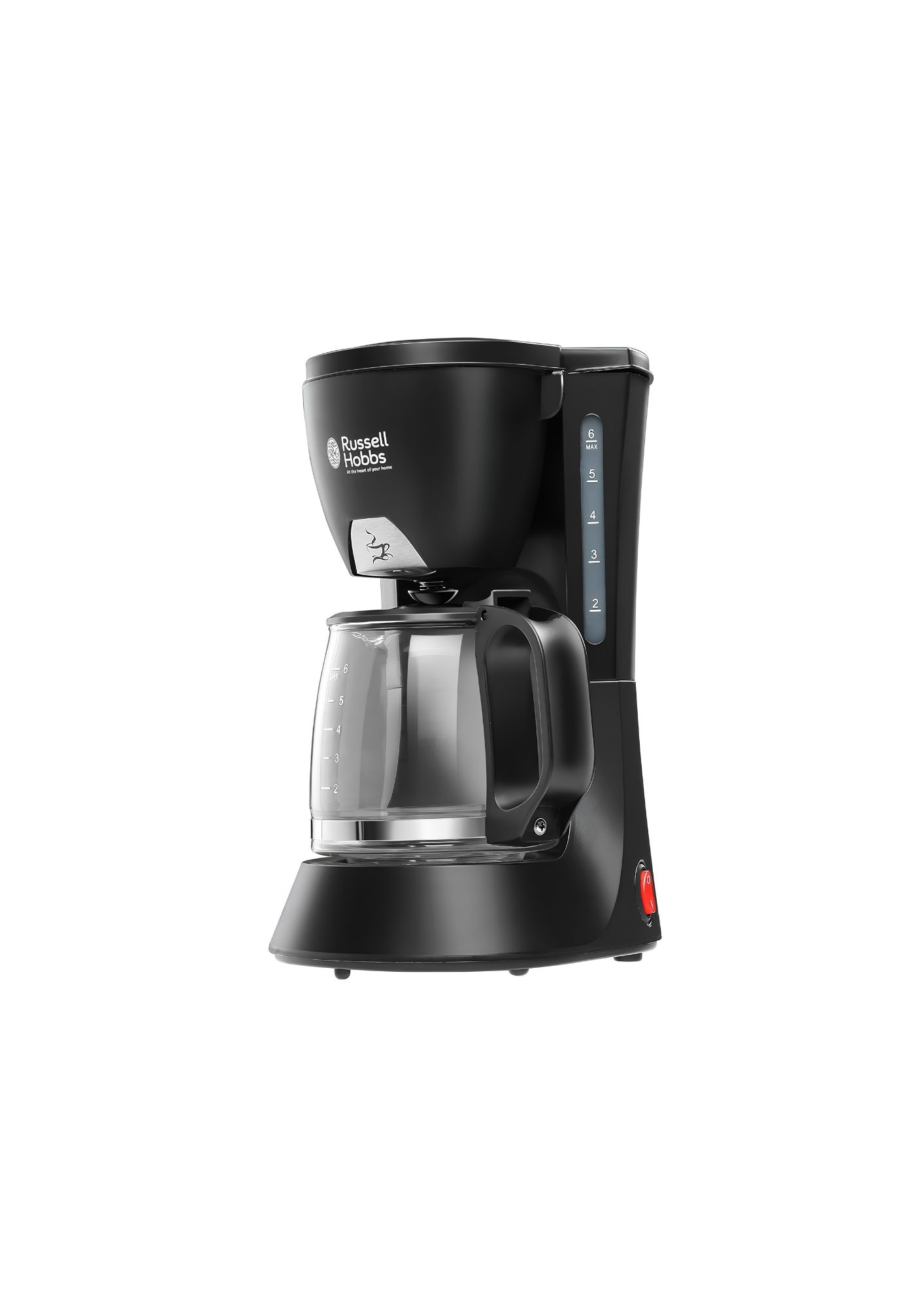 Russell Hobbs 600W 12-Cup Drip Coffee Maker with Glass Carafe