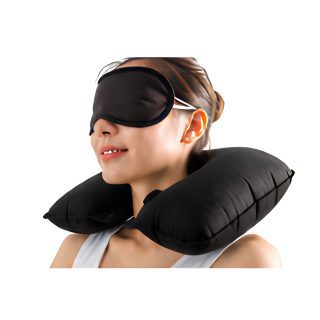 FUZO Globe Trotter | Travel Neck Pillow, Eye Mask & Ear Plugs