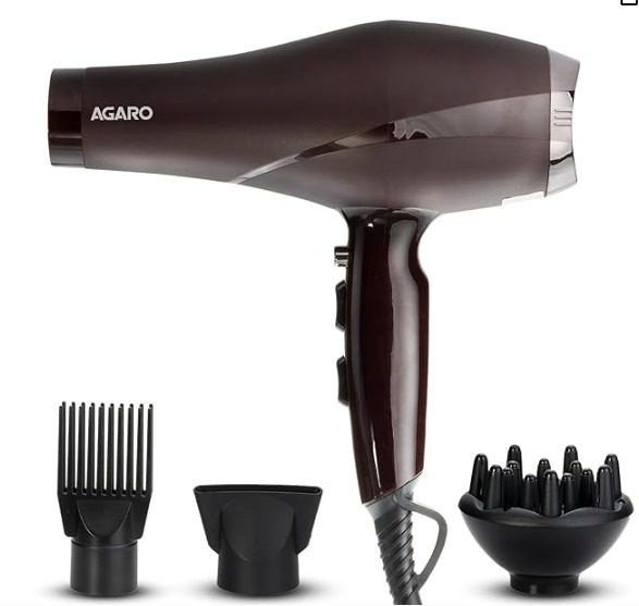AGARO 2000W AC Professional Hair Dryer with Comb