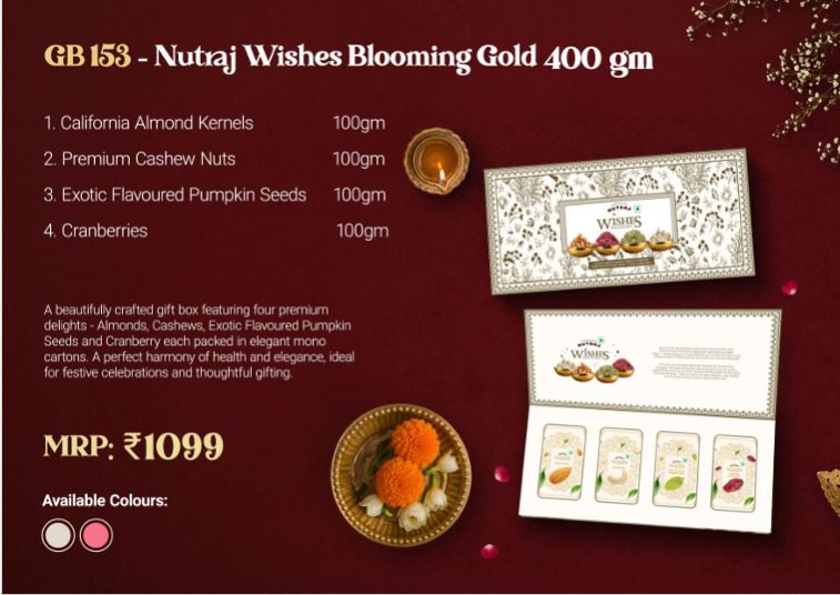 Nutraj Wishes Blooming Gold 400 gm
