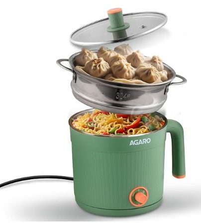 AGARO Regency Multipurpose Kettle With Steamer
