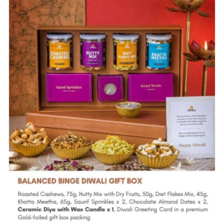 OMAY FOODS  BALANCED BINGE DIWALI GIFT BOX