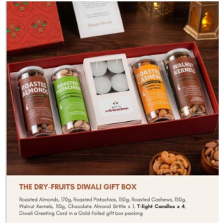 OMAY FOODS  THE DRY-FRUITS DIWALI GIFT BOX