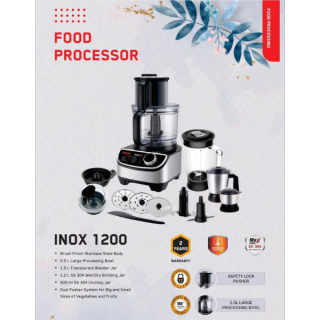 INALSA FOOD PROCESSOR INOX 1200