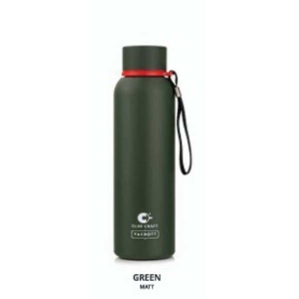 Clay Craft Bottle- Green Color