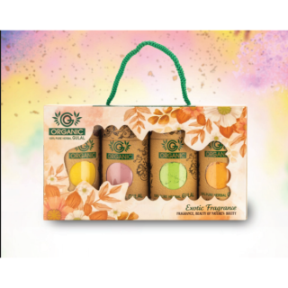 Organic Herbal Gulal Can Pack (4x50g)